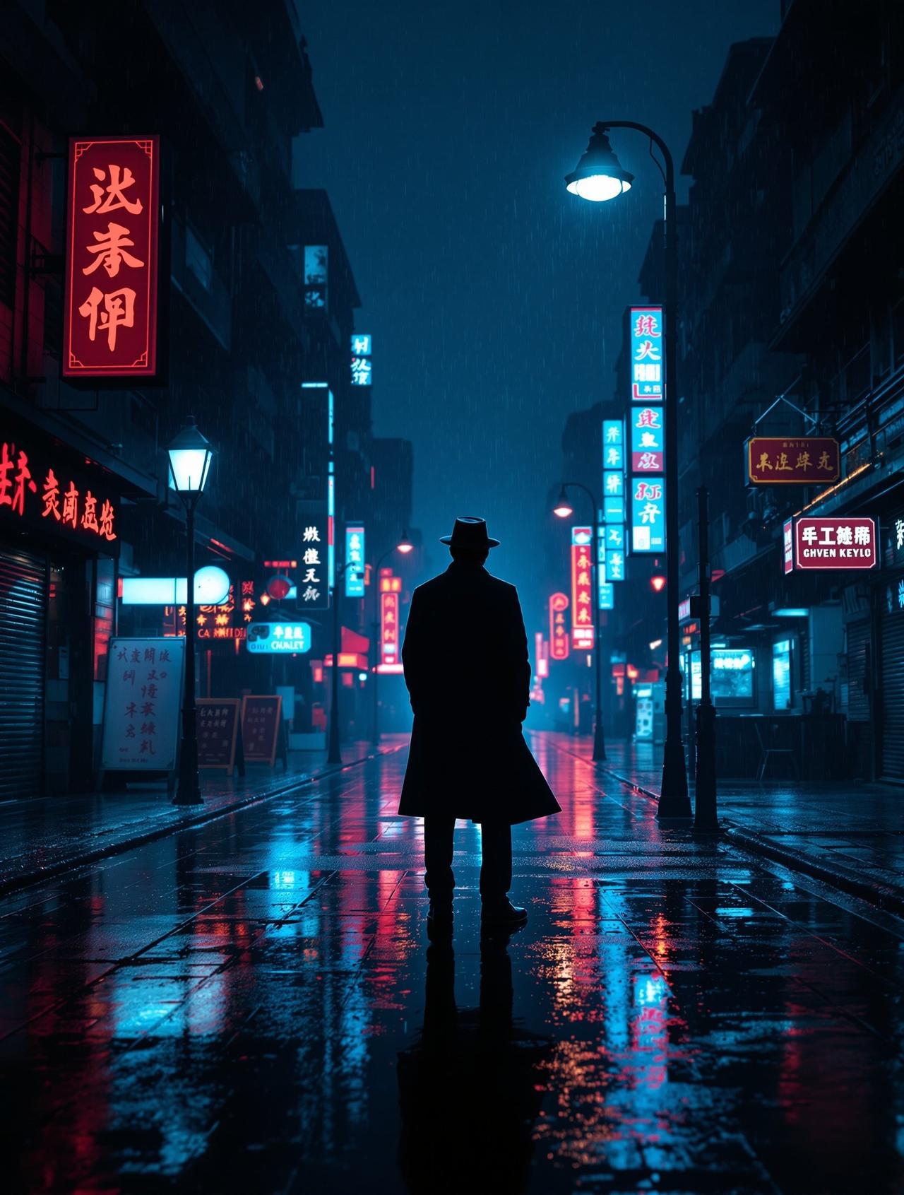 瑟瑟影院作品《暗夜行者》封面海报